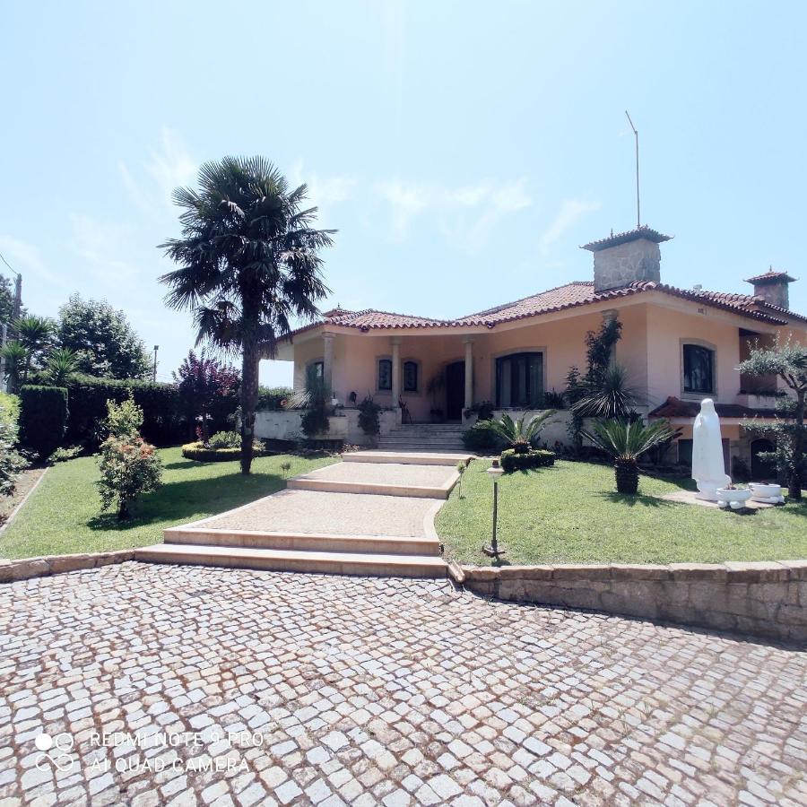 Casa Alem Rio - Quartos Para 6 Hospedes Em Santo Tirso Exterior foto